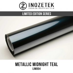 ציפוי מבריק חלק - טורקיז כהה מטאלי 1.52מ' על 20מ' - Inozetek