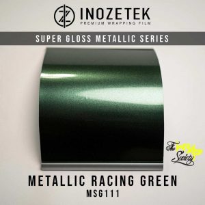 ציפוי מבריק חלק - ירוק כהה מטאלי 1.52מ' על 20מ' - Inozetek