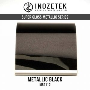 ציפוי מבריק חלק - שחור מטאלי 1.52מ' על 20מ' - Inozetek