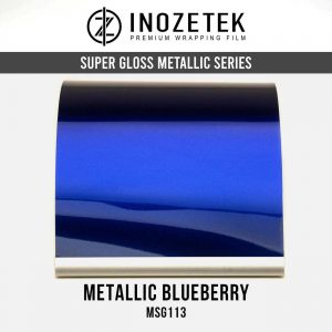 ציפוי מבריק חלק - כחול מטאלי 1.52מ' על 20מ' - Inozetek