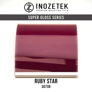 ציפוי מבריק חלק - ורוד כהה 1.52מ' על 20מ' - Inozetek