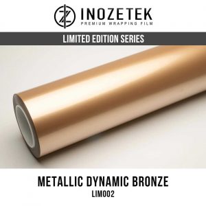 ציפוי מבריק חלק - ברונזה מטאלי 1.52מ' על 20מ' - Inozetek